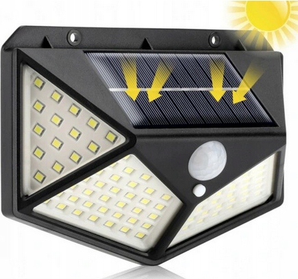 SOLÁRNE LED ULIČNÉ LAMPA 600 Lm DEKORATÍVNY pohybový senzor