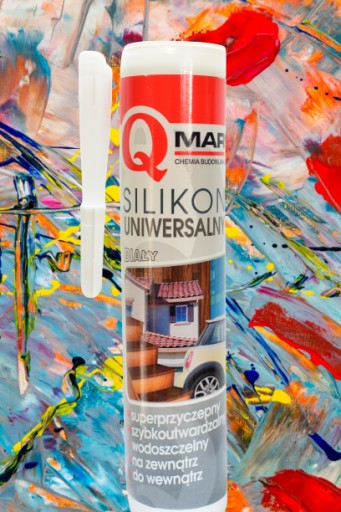Qmar Univerzálny biely silikón 300ml