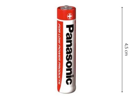 Batéria R3 AAA Panasonic Zinc Carbon sada. 4 ks