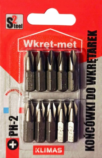 HROTY SKRUTKOVAČA BIT PH2 25MM 10 KS kríž