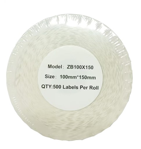 Termo kuriérske etikety 100x150mm 500 ks 25mm samolepiace jadro