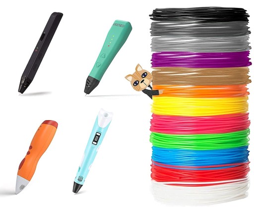 NÁPLNE do 3D PERO 100m FILAMENT 10 farieb