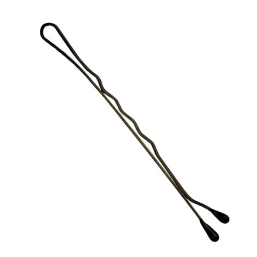 Čierne sponky do vlasov 6 cm 100 ks.