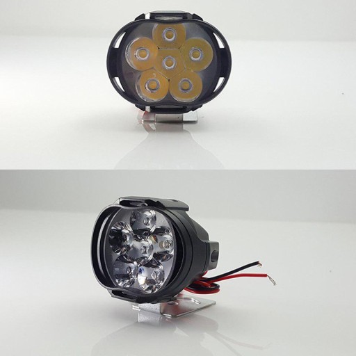 Motocyklová halogénová LED 12V svetelná lampa
