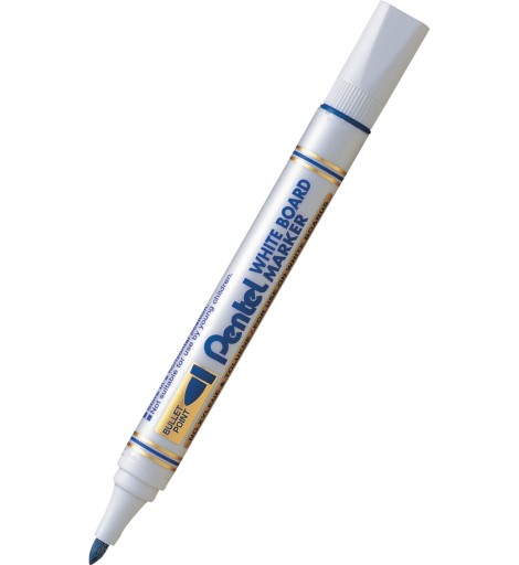 Popisovač na biele tabule PENTEL MW85 modrý za sucha stierateľný