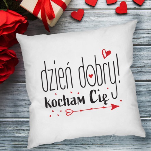 Vankúš Good Morning I Love You Vankúš darček pre ňu aj pre neho