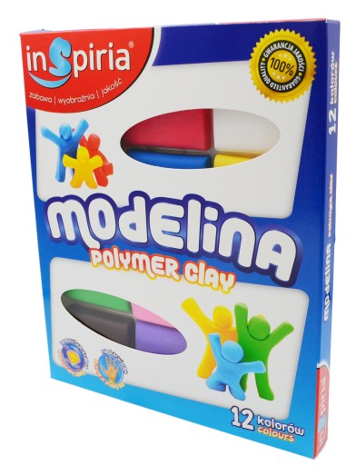 Modelovacia hmota Inspiria 12 farieb 9813