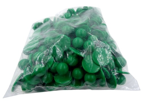 Kuchárske gombíky ZELENÉ 17mmx17mm 12 kusov 2274