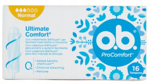 O.B. PROCOMFORT NORMAL TAMPÓNY 16 KS