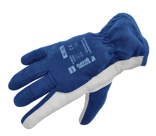KOZIE PRACOVNÉ RUKAVICE SVETLÁ KRYTKA EUROSTRONG 820/9-L