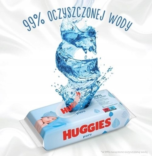 HUGGIES PURE 99% vlhčené obrúsky pre deti 1 x 56 ks AKCIA