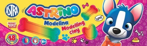 Modelovacia hmota 18 farieb Astrino Astra - Kreatívna zábava!