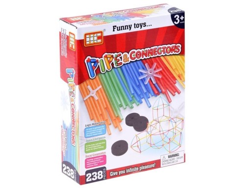 Bloky TUBES slamky tyčinky 238 kusov cestoviny ZA3111