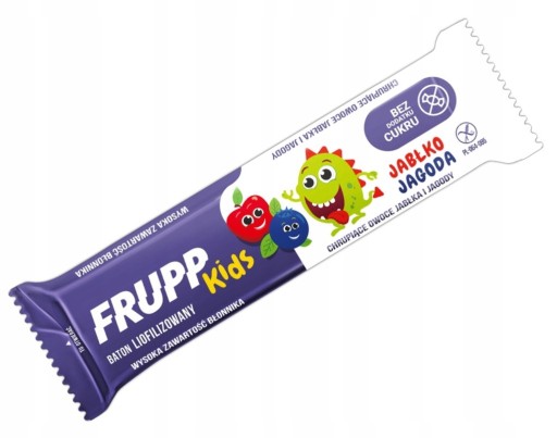 FRUPP Kids lyofilizovaná tyčinka z jabĺk 9 g