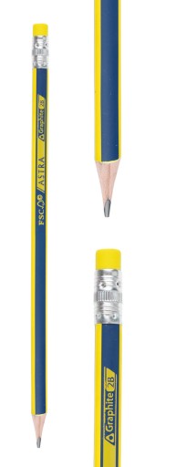 Astra ceruzka s gumou 2B