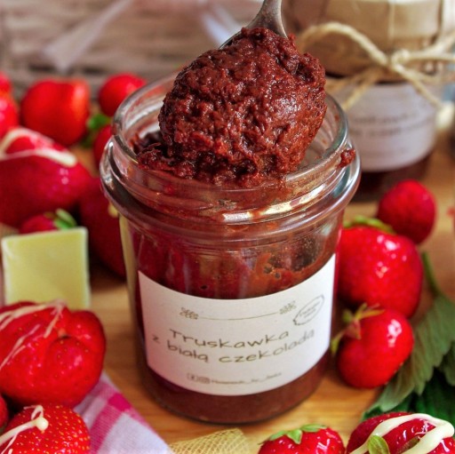 Domáci jahodový džem Jahoda s bielou čokoládou 222 g Natural