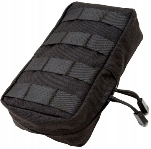 MOLLE puzdro, vojenské puzdro, čierne, na taktický opasok