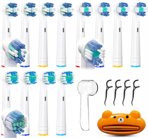 12x NÁHRADNÉ NÁSTROJE PRE KEFY ORAL-B + KRYT STIERAČA TOOTPIK