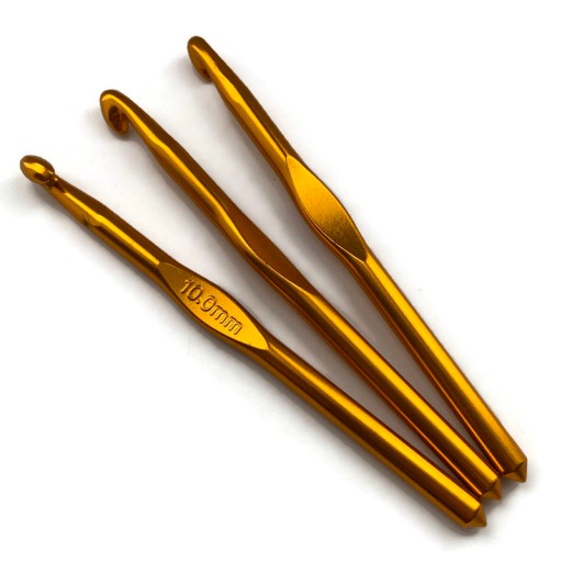 SZYD-2 Hliníkový háčik na háčkovanie 10 mm 1 kus