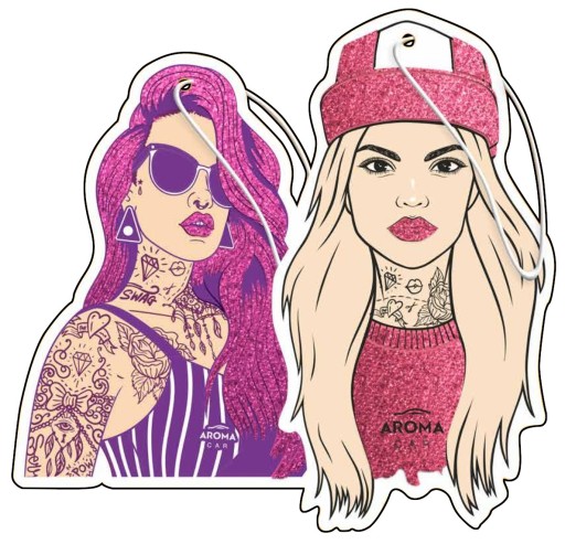 Aróma Car HYPE GIRL RUŽOVÉ VLASY dievčenský prívesok