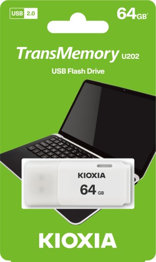 KIOXIA 64GB USB 3.2 kľúč Hayabusa U301 WHITE
