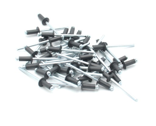 Trhacie nity al/st 3,2x8 antracit 7016 100 ks