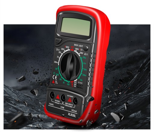 PROFESIONÁLNY DIGITÁLNY MULTIMETER PRÚDU S PODSVIETENÍM LCD