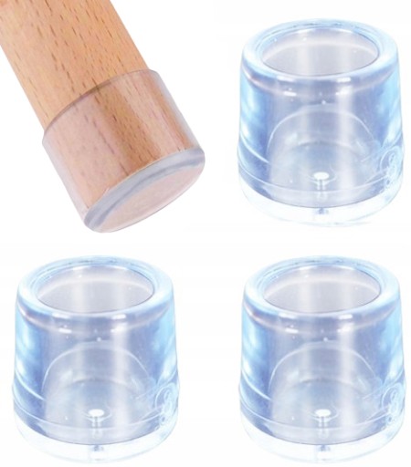 4x Podložky Podložky Silikónové nohy stoličky 20mm
