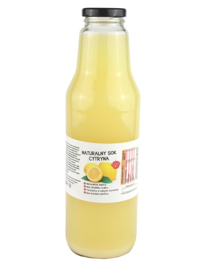 LISOVANÁ CITRÓNOVÁ ŠŤAVA NFC 700ML FRESH LEMON 100