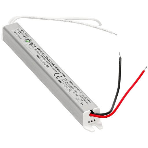 LED ultra tenký 1,5A 18W 12V nábytkový zdroj