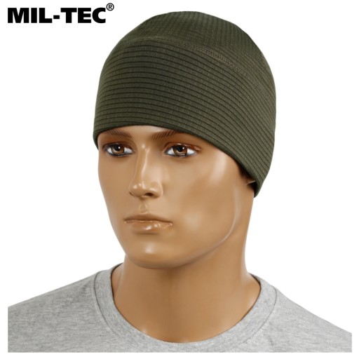 Termoaktívna športová šiltovka MIL-TEC QUICK DRY CAP Priedušná OLIVOVÁ
