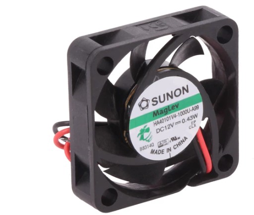 Sunon HA40101V4 ventilátor 40x40x10 Tichý 15,7dBA