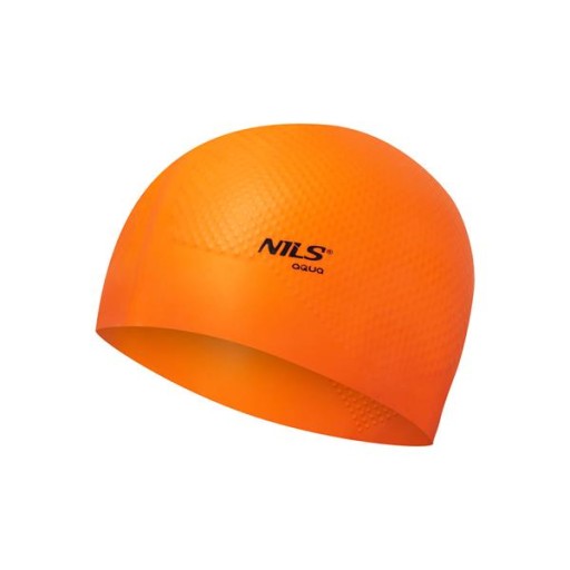 ORANŽOVÁ SILIKONOVÁ ČIAPKA NILS AQUA