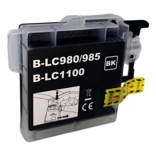 4x atrament pre Brother LC980 LC985 LC1100 DCP-J125 J140W DCP-J315W J415 515 KPL