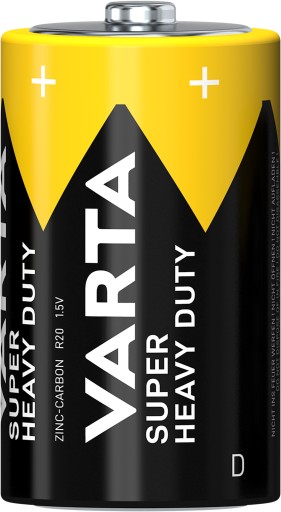 2x batéria R20 D Varta Super Heavy Duty 1,5V UM-1 S2