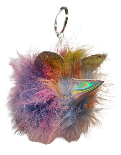 KEYRING KEYRING plyšová guľa UNICORN, farebná