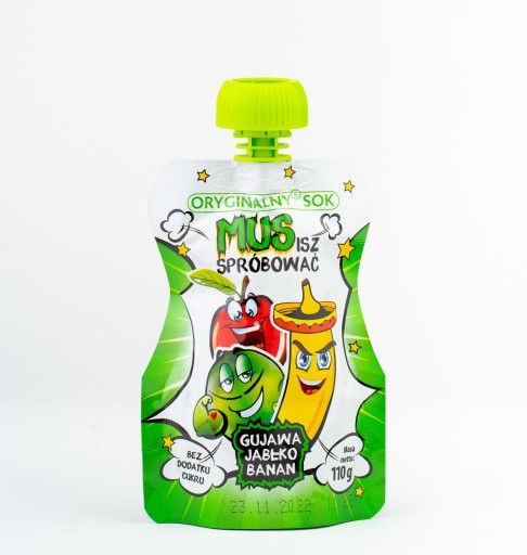 ORIGINÁLNA ŠŤAVA Guava/Jablko/Banánová pena 110g