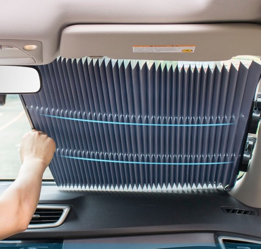 SLNEČNÁ ŽALÚZIE AUTOŽALÚZIE AUTOSLNEČNÁ ŠTÍNKA 46cm