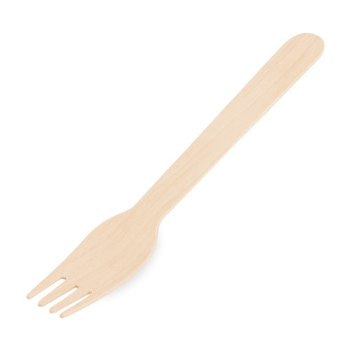 Ekologická jednorazová drevená vidlička GRILL 100 ks.