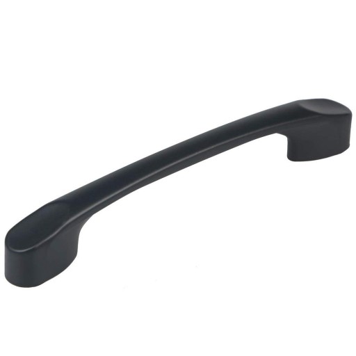 4x NÁBYTKOVÁ ÚCHYTKA 96mm MAT ČIERNA ALU