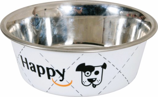 Miska Zolux Happy biela 0,4L