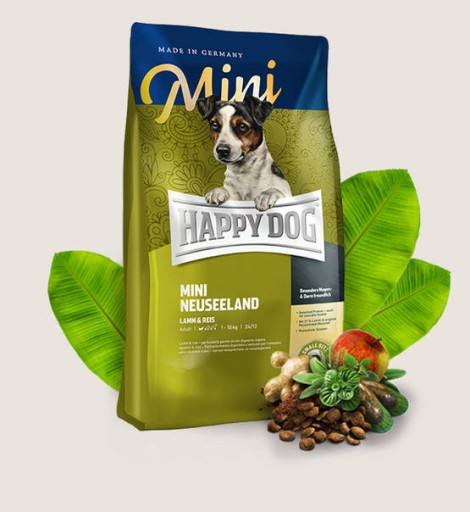 HAPPY DOG Mini novozélandské jahňacie krmivo 300g