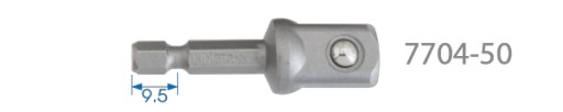 Adaptér pre 1/2'' zásuvky L=50 KINGTONY