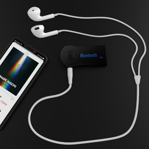 PRIJÍMAČ ZVUKU ADAPTÉR BLUETOOTH AUX MINIJACK