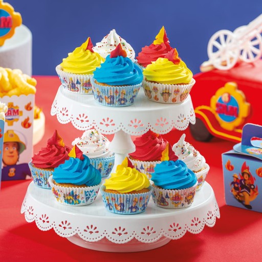 FIREMAN SAM košíčky na muffiny 50x32mm 36 ks