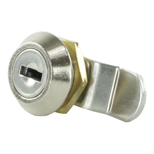Zámok skrinky 16/8 mm so zahnutou závorou K-96