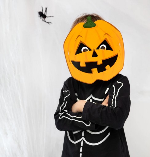 Papierové masky Halloween Monster Zombie, 6 kusov