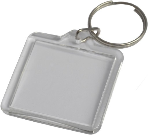 AKRYLÁTOVÝ KRÚŽOK NA KĽÚČ 32mm x 33mm 10 ks.