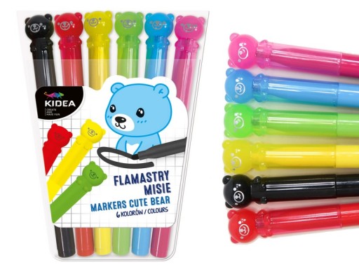 Kidea fixky na medvedíka 6 farieb