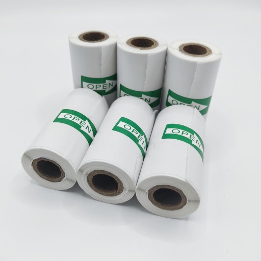 SAMOLEPIACI TERMOPAPIER PRE TEPLOtlačiareň DRUKUŚ 10 VALCOV, BIELY